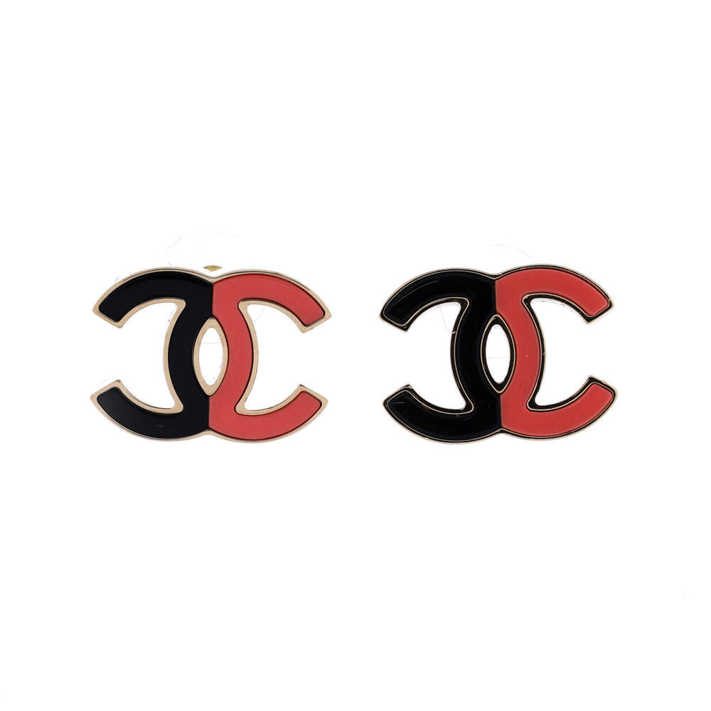 Chanel CC Stud Earrings